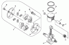 Shindaiwa B450 AUS - String Trimmer / Brush Cutter, S/N: 9023591 - 9093850 Ersatzteile Clutch, Piston
