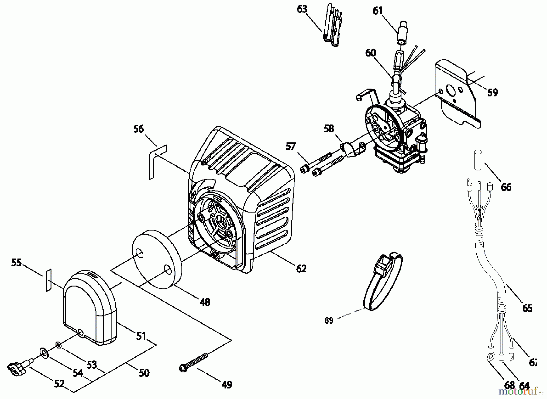  Shindaiwa Trimmer, Faden / Bürste B450 EMC - Shindaiwa String Trimmer / Brush Cutter, S/N: 9016415 - 9098884 Air Filter
