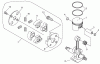 Shindaiwa B450 EMC - String Trimmer / Brush Cutter, S/N: 9016415 - 9098884 Ersatzteile Clutch, Piston