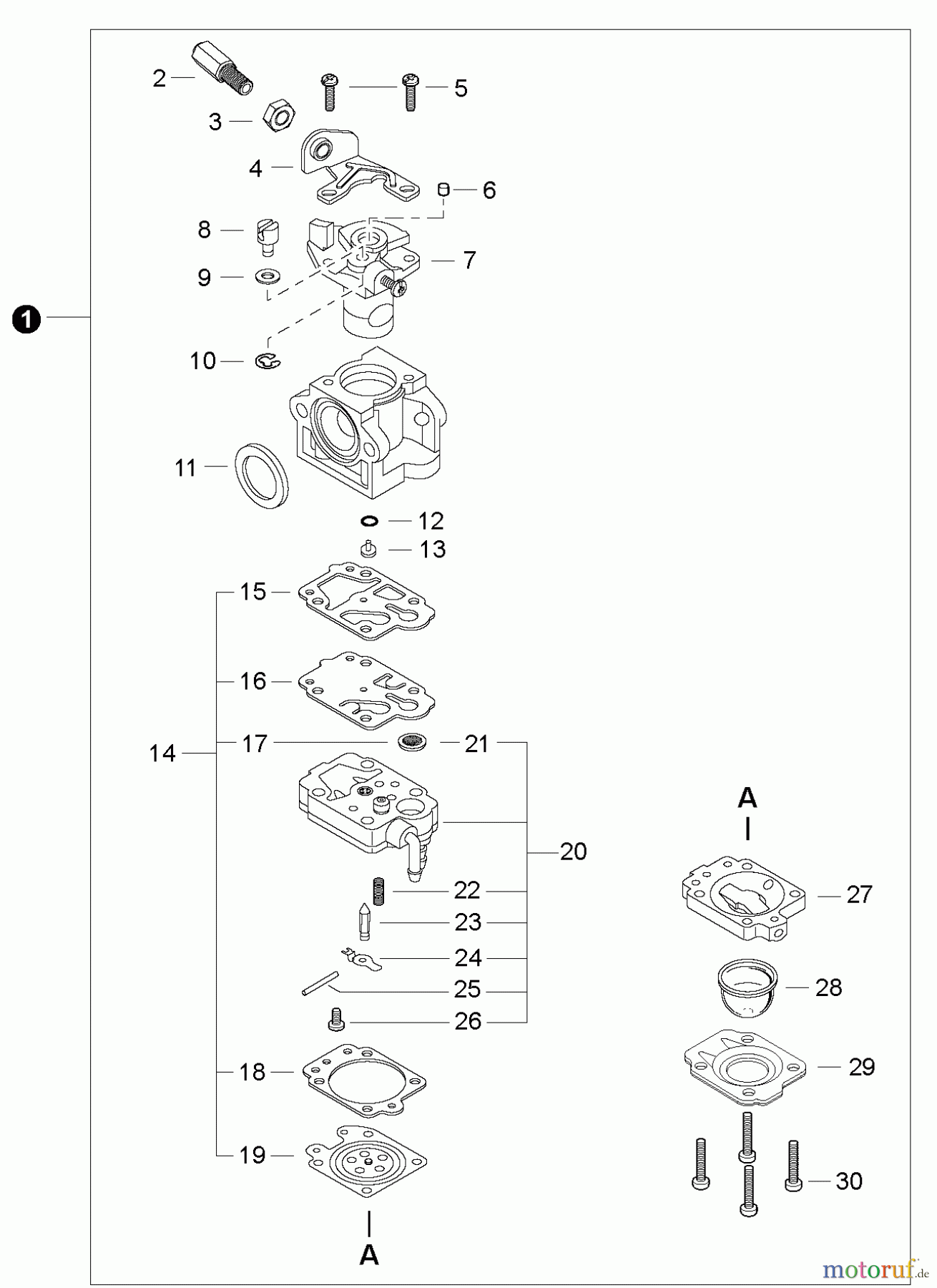  Shindaiwa Bläser / Sauger / Häcksler / Mulchgeräte EB500 - Shindaiwa Back Pack Blower, Carburetor