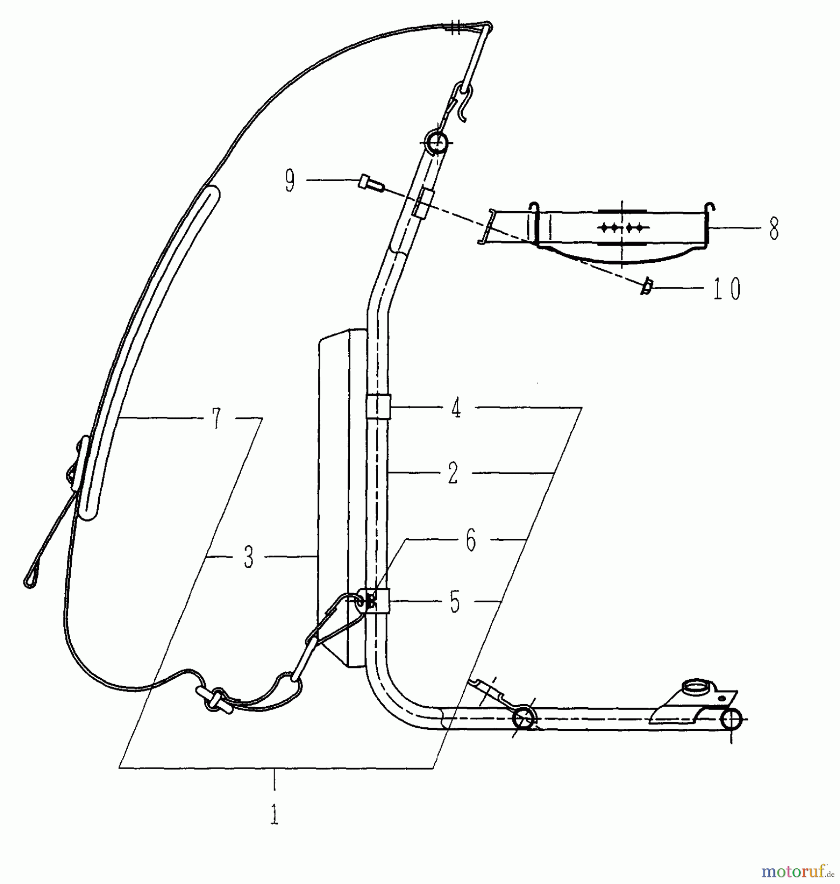  Shindaiwa Trimmer, Faden / Bürste BP40LA - Shindaiwa String Trimmer / Brush Cutter Backpack Frame