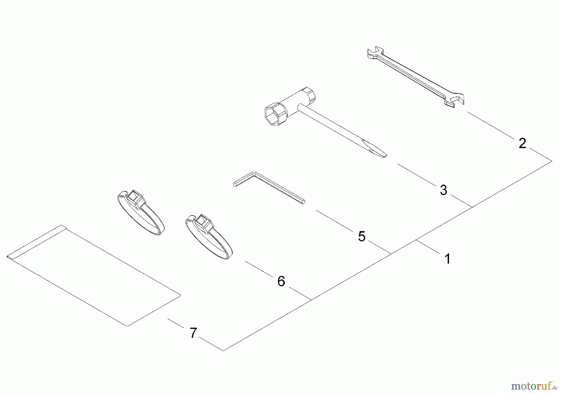 Shindaiwa Trimmer, Faden / Bürste C2510 - Shindaiwa String Trimmer / Brush Cutter Service Tool Kit