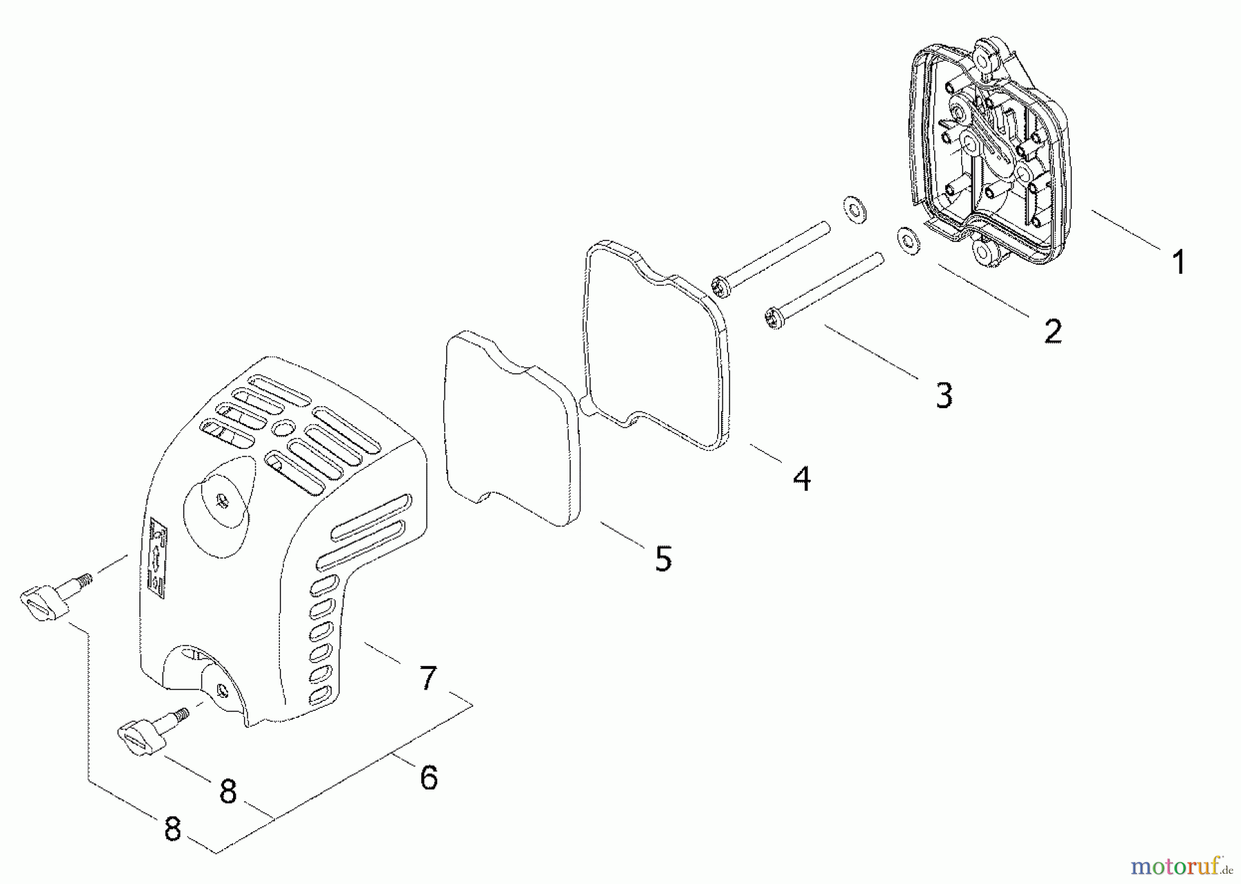  Shindaiwa Trimmer, Faden / Bürste C3410 - Shindaiwa String Trimmer / Brush Cutter Air Filter After S/N: 7089012