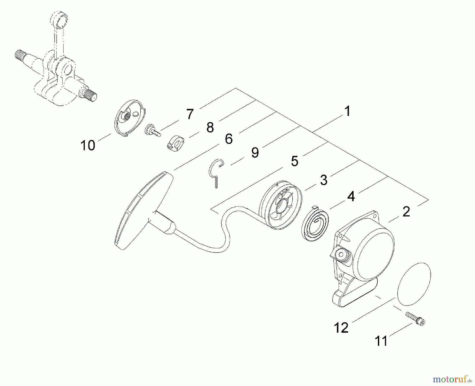 Shindaiwa Trimmer, Faden / Bürste C3410 - Shindaiwa String Trimmer / Brush Cutter Starter