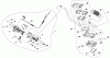Shindaiwa C350 - String Trimmer / Brush Cutter, S/N: 9010921 - 9011920 Ersatzteile Throttle Control / Handle Bracket Kit