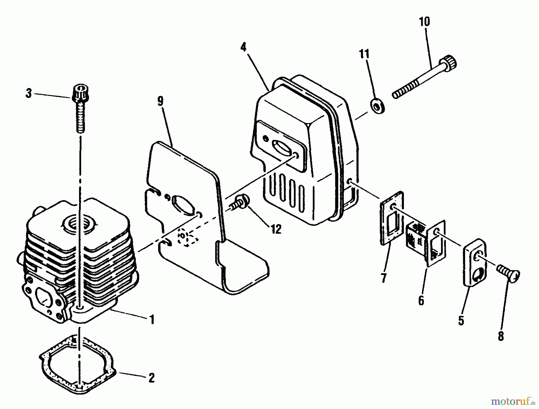  Shindaiwa Trimmer, Faden / Bürste F21 - Shindaiwa String Trimmer Cylinder
