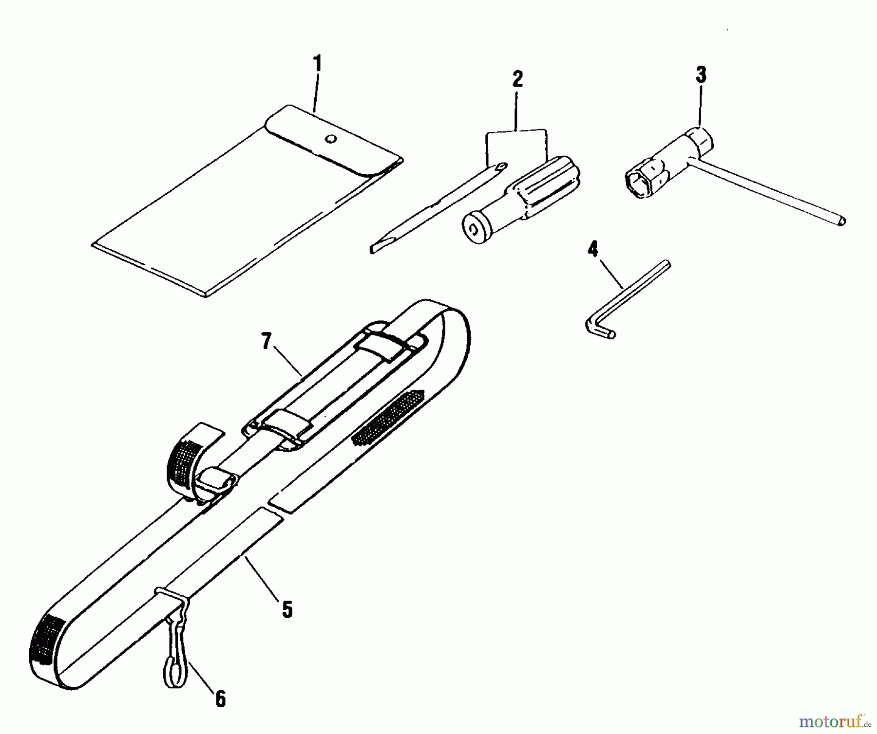  Shindaiwa Trimmer, Faden / Bürste F21 - Shindaiwa String Trimmer Strap, Tool Set