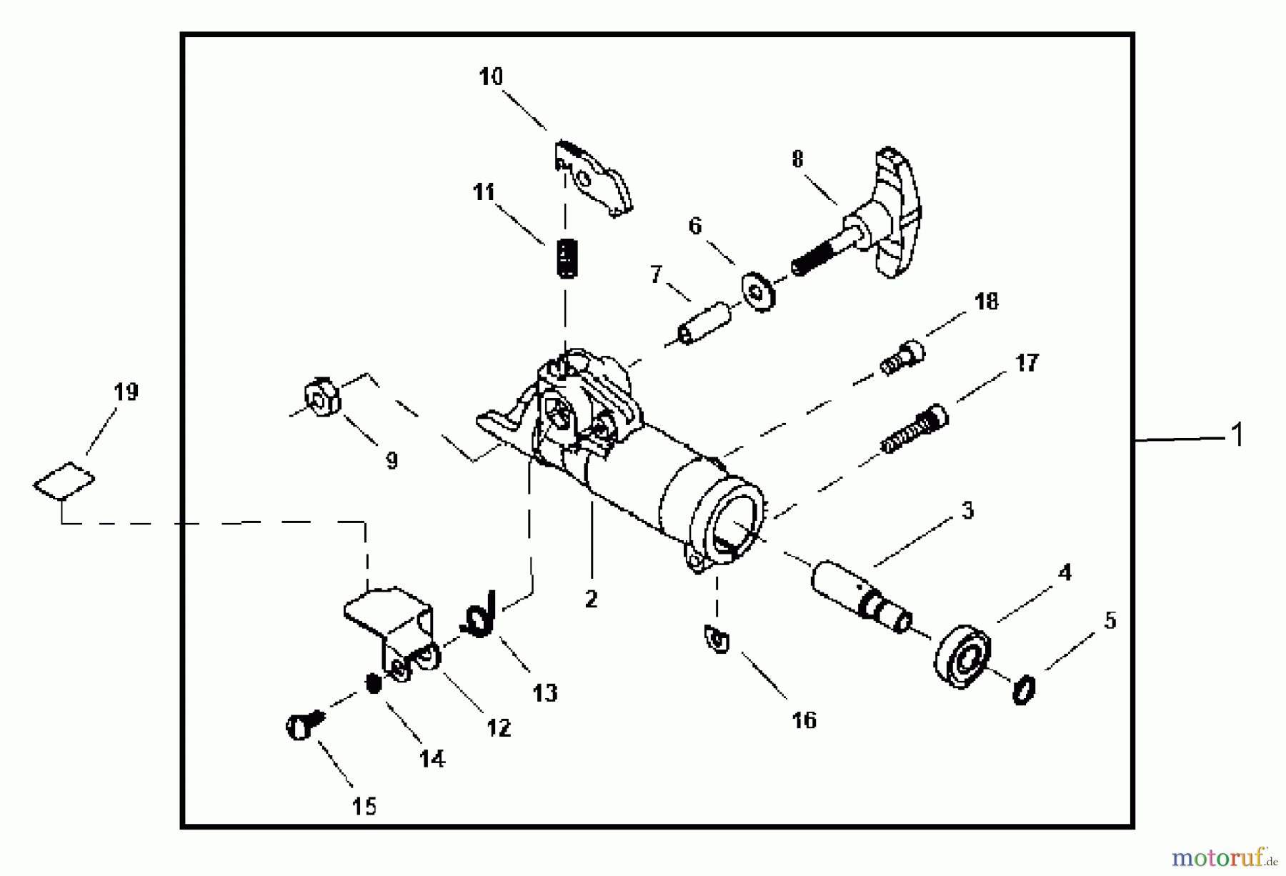 Shindaiwa Trimmer, Faden / Bürste M2510 - Shindaiwa Multi-Tool Coupler