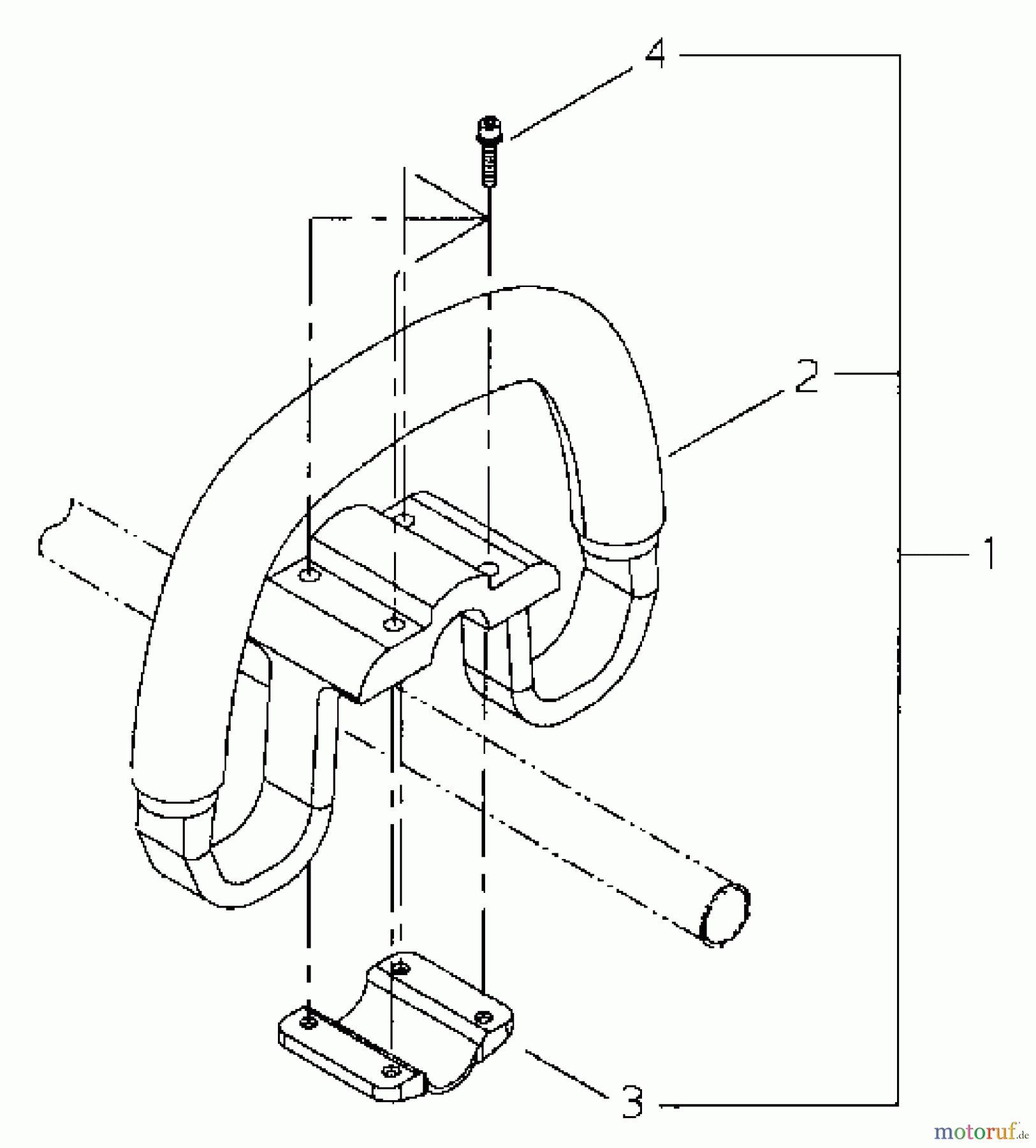 Shindaiwa Trimmer, Faden / Bürste M2510 - Shindaiwa Multi-Tool Handle