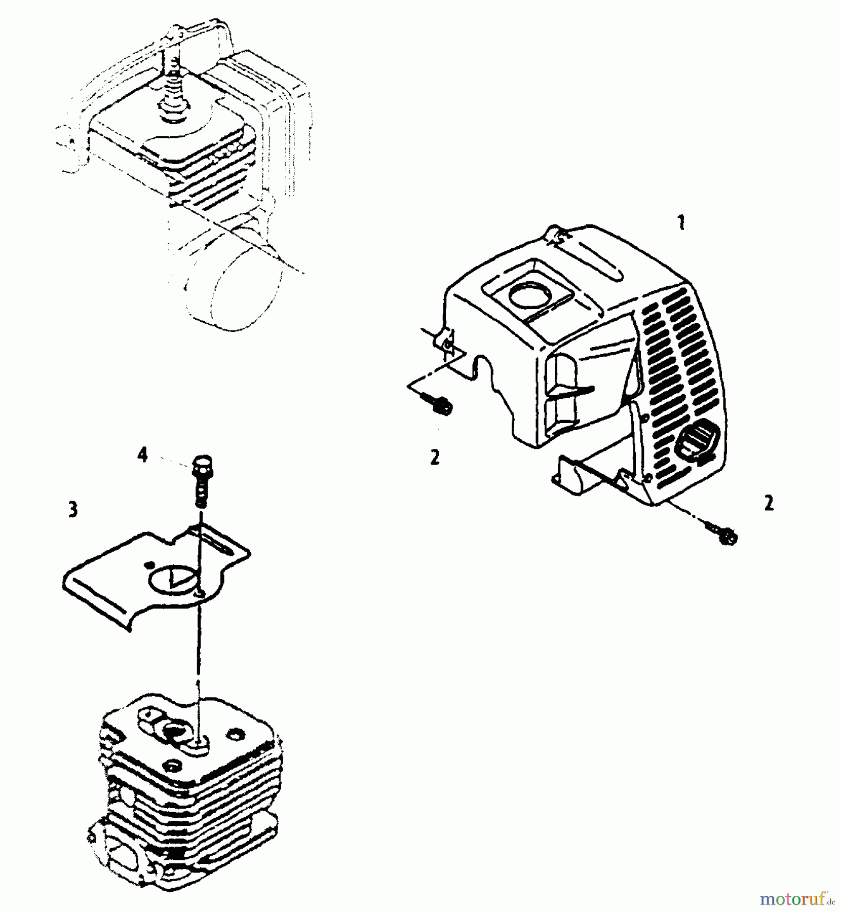  Shindaiwa Bläser / Sauger / Häcksler / Mulchgeräte EB630 - Shindaiwa Back Pack Blower Engine Cover