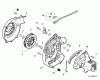 Shindaiwa EB212 - Hand Held Blower, S/N: P37311001001 - P37311999999 Ersatzteile Fan Cover, Engine Cover, Throttle Control