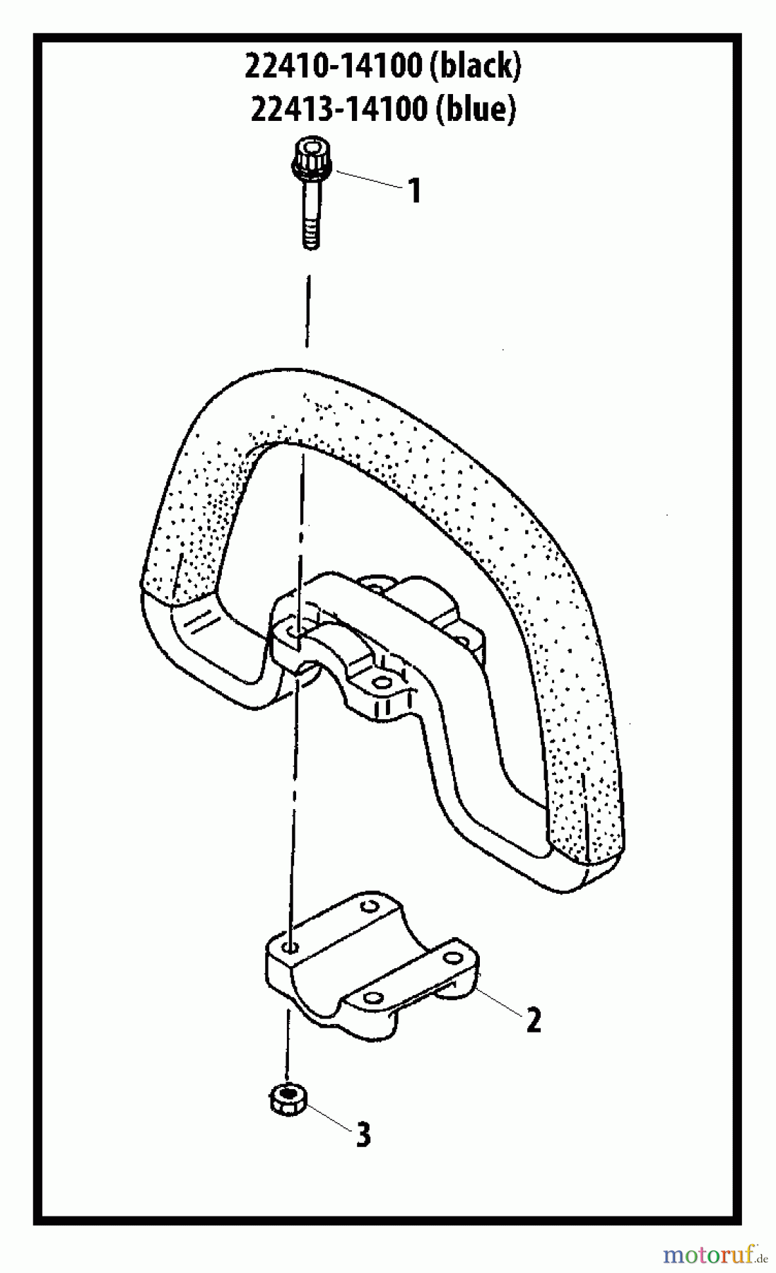 Shindaiwa Trimmer, Faden / Bürste T231 - Shindaiwa String Trimmer Handle