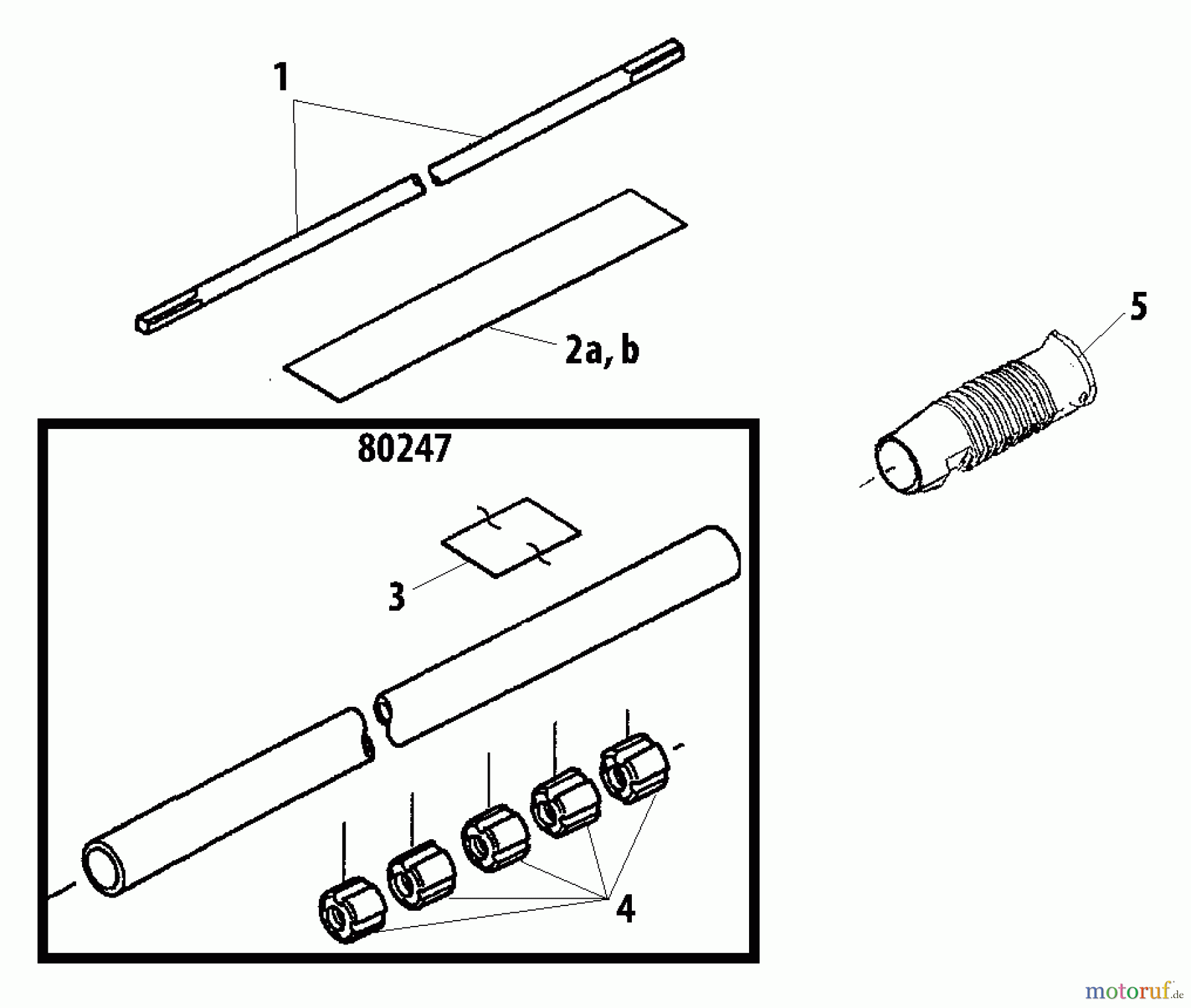 Shindaiwa Trimmer, Faden / Bürste T231 - Shindaiwa String Trimmer Outer Tube