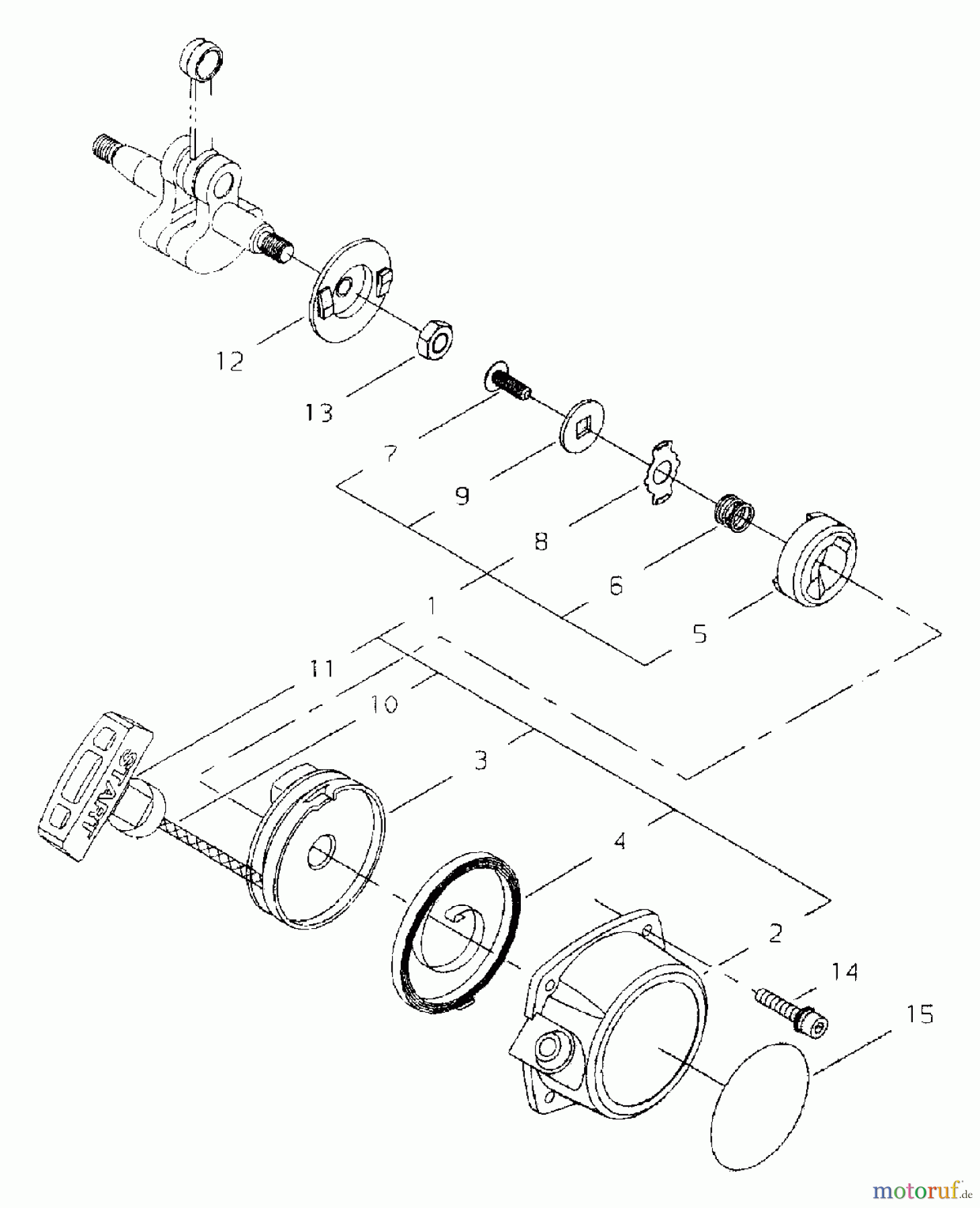  Shindaiwa Trimmer, Faden / Bürste T231/T231B - Shindaiwa String Trimmer Starter