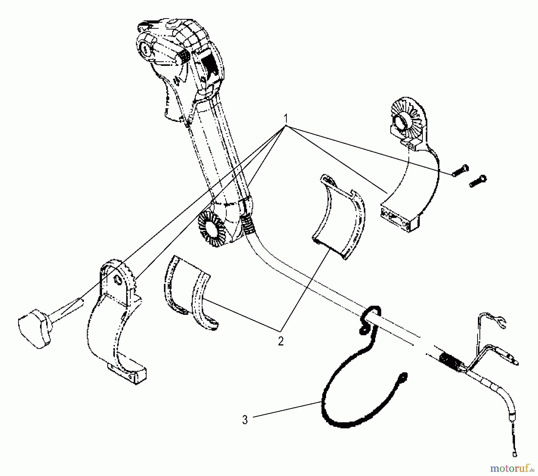  Shindaiwa Bläser / Sauger / Häcksler / Mulchgeräte EB630RT - Shindaiwa Back Pack Blower RT Throttle Lever Kit