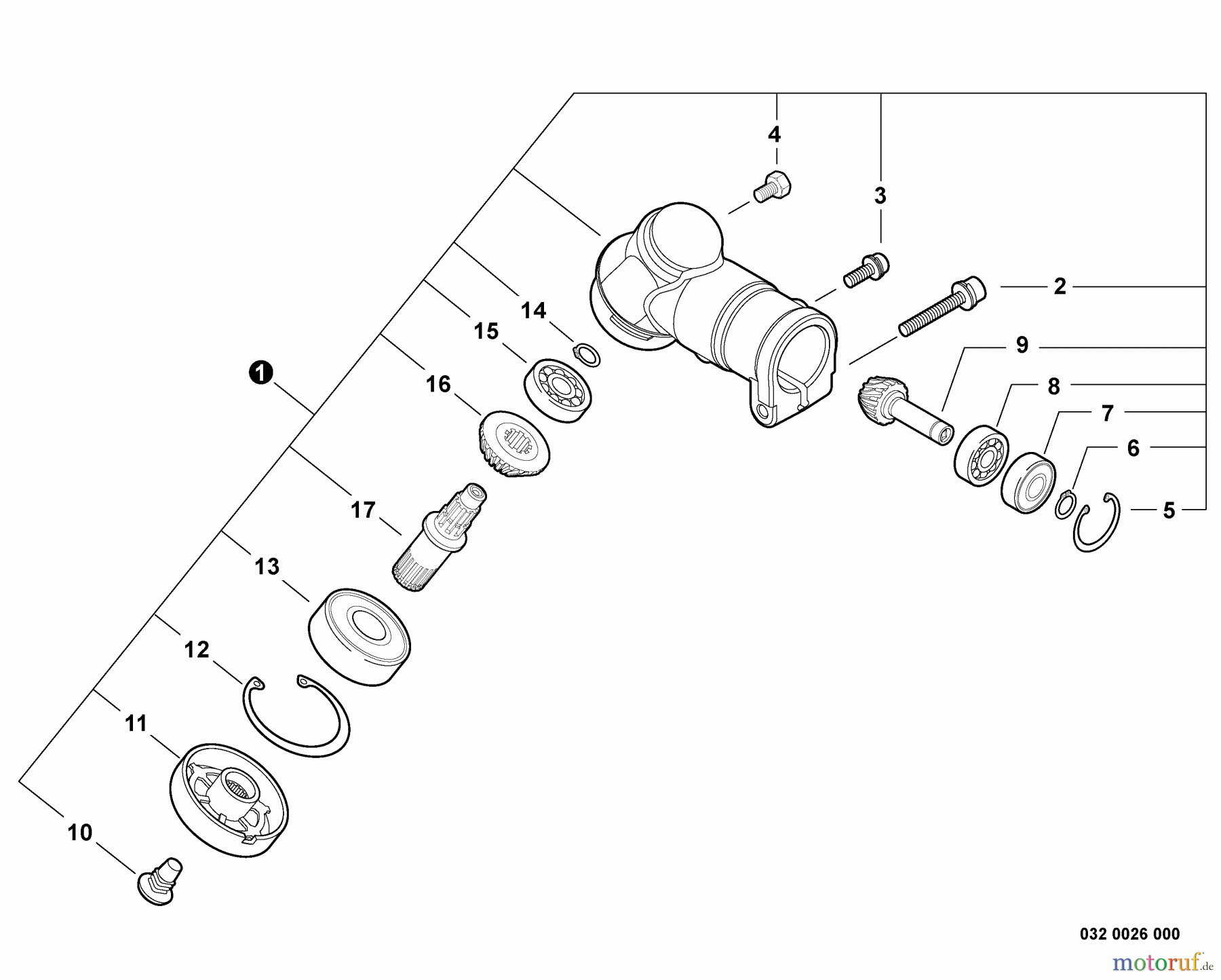  Shindaiwa Trimmer, Faden / Bürste T242 - Shindaiwa String Trimmer, S/N: T16413001001 - T16413999999 Gear Case