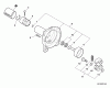 Shindaiwa T242X - String Trimmer, S/N: T20011001001 - T20011999999 Ersatzteile Clutch, Fan Case
