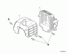 Shindaiwa T242X - String Trimmer, S/N: T20011001001 - T20011999999 Ersatzteile Engine Cover, Muffler Cover