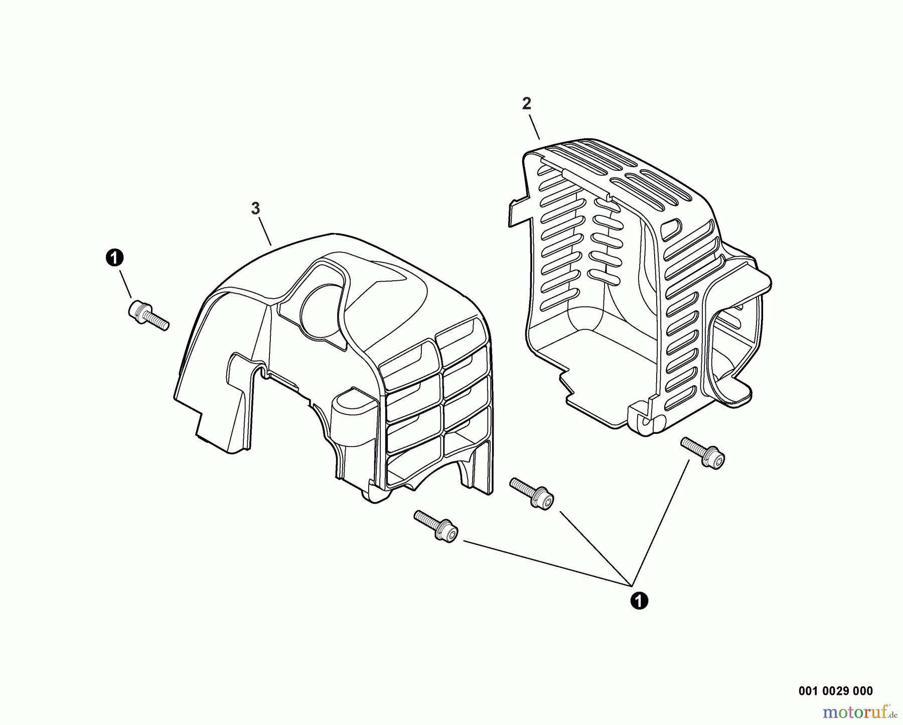 Shindaiwa Trimmer, Faden / Bürste T242 - Shindaiwa String Trimmer, S/N: T16413001001 - T16413999999 Engine Cover, Muffler Cover