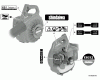 Shindaiwa EB212 - Hand Held Blower, S/N: P37311001001 - P37311999999 Ersatzteile Labels