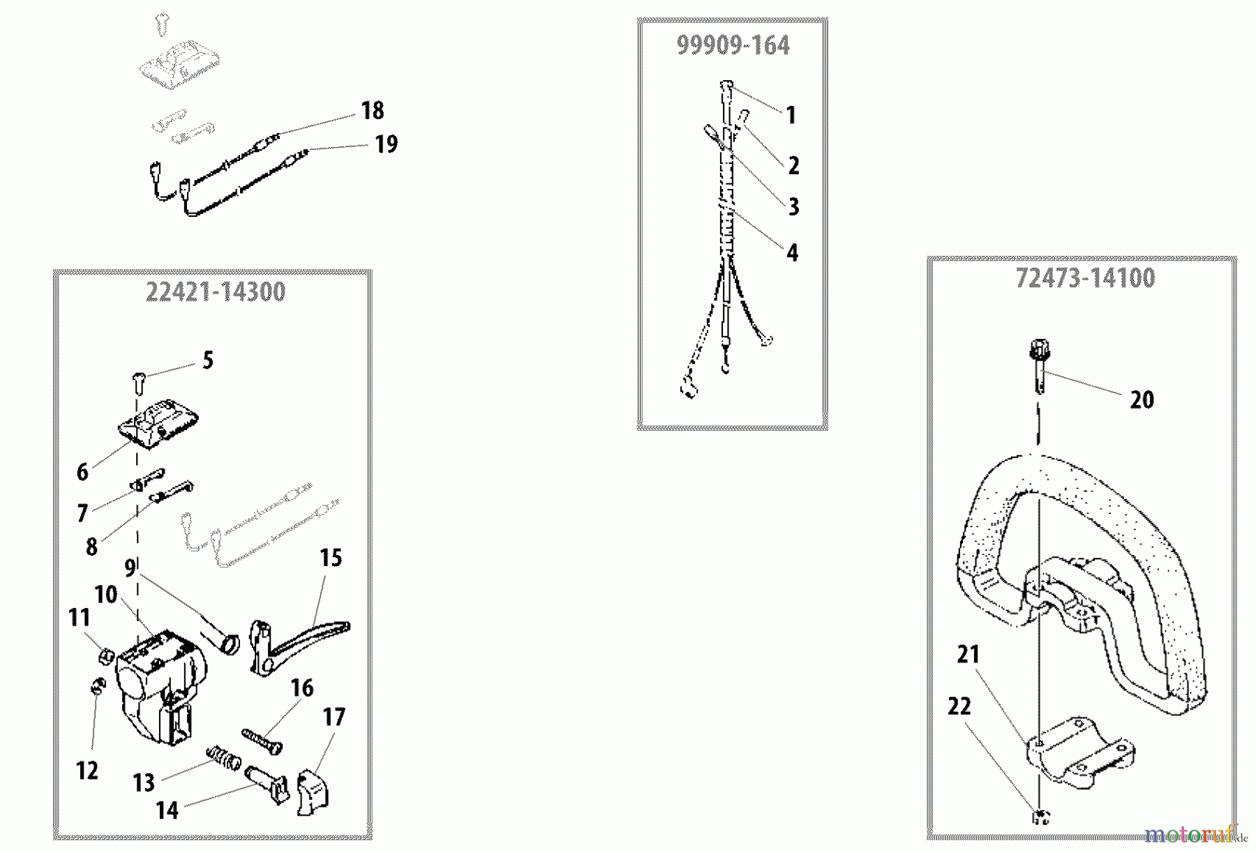  Shindaiwa Trimmer, Faden / Bürste T260 - Shindaiwa String Trimmer Throttle Lever (1)