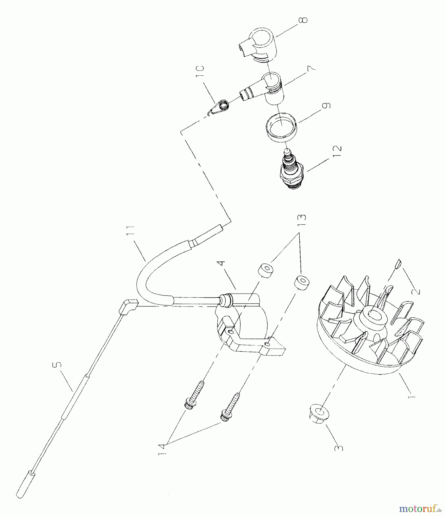 Shindaiwa Trimmer, Faden / Bürste T261X - Shindaiwa String Trimmer General Assembly #4