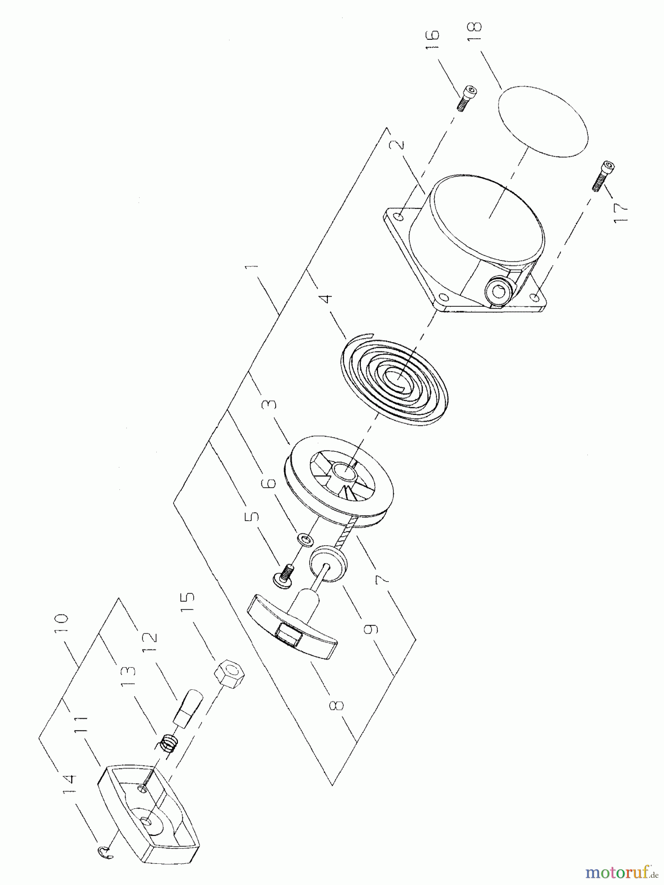  Shindaiwa Trimmer, Faden / Bürste T261X - Shindaiwa String Trimmer General Assembly #5