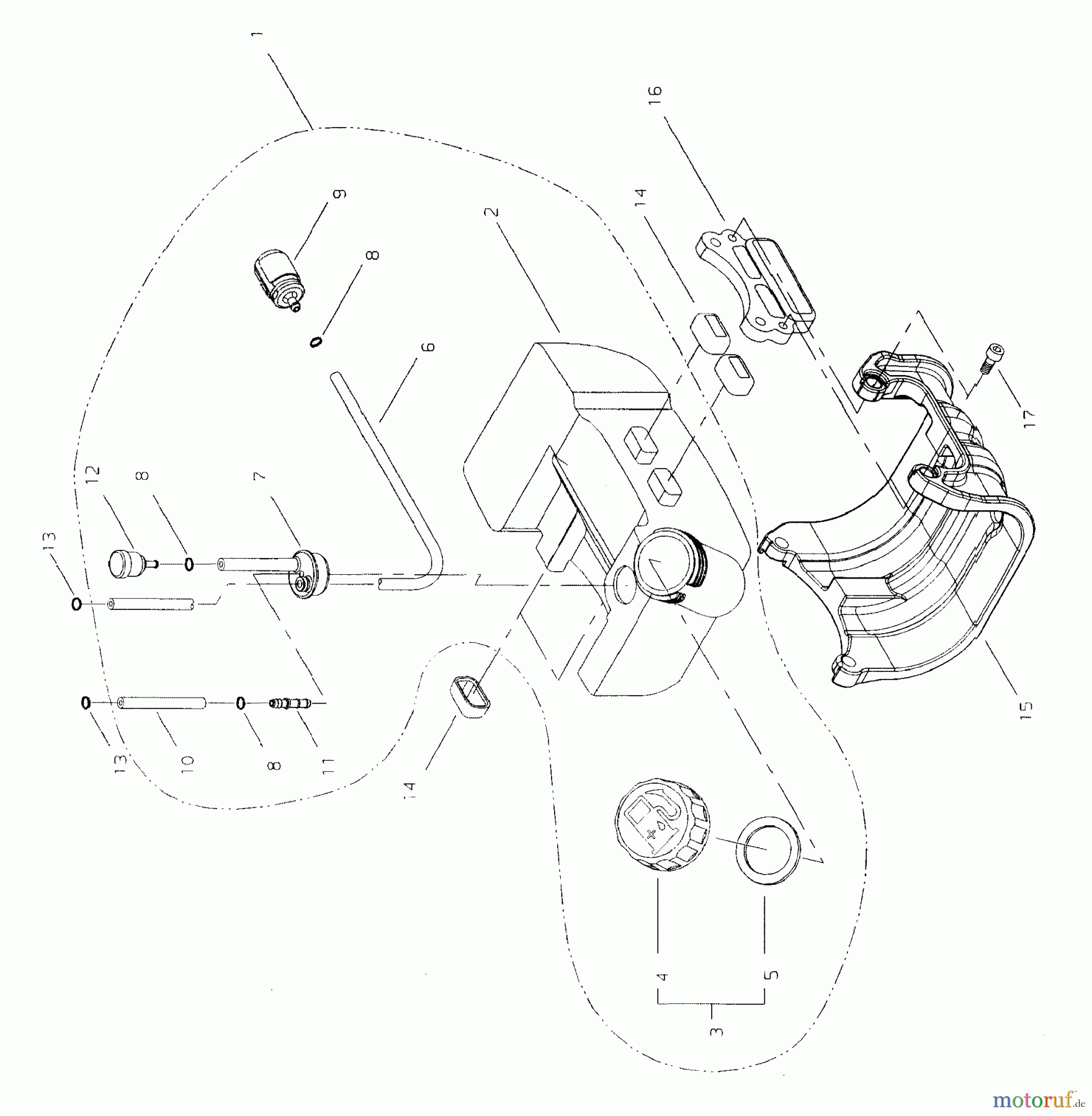 Shindaiwa Trimmer, Faden / Bürste T261X - Shindaiwa String Trimmer General Assembly #7
