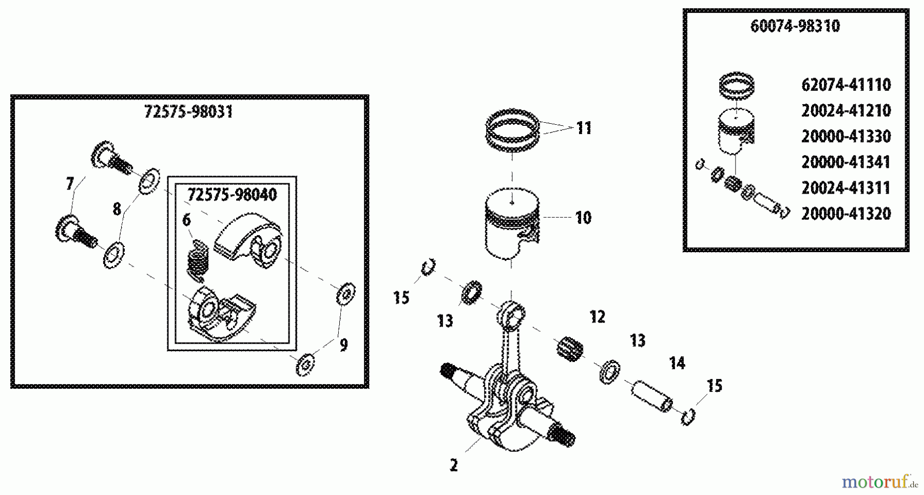 Shindaiwa Trimmer, Faden / Bürste T272X - Shindaiwa String Trimmer Clutch Shoe, Piston