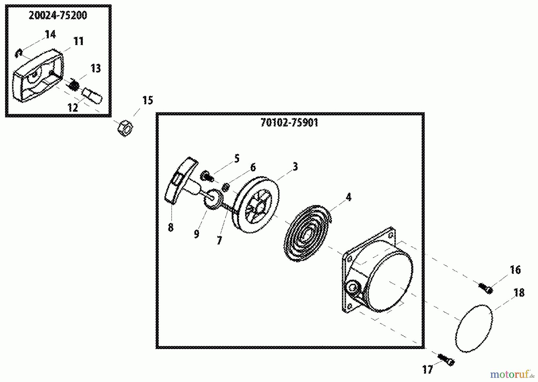 Shindaiwa Trimmer, Faden / Bürste T272X - Shindaiwa String Trimmer Starter