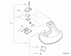 Shindaiwa T282 - String Trimmer, S/N: T09612001001 - T09612999999 Ersatzteile Debris Shield - Plastic
