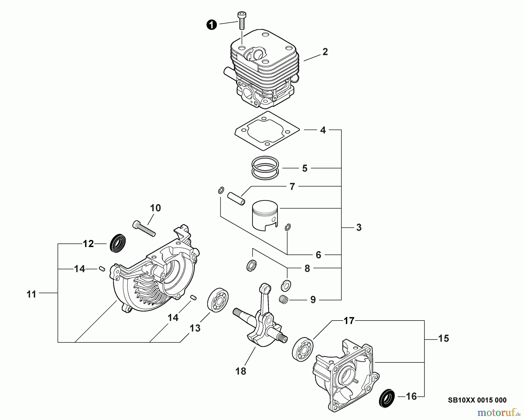 Shindaiwa Trimmer, Faden / Bürste T282X - Shindaiwa String Trimmer, S/N: T20412001001 - T20412999999 Engine
