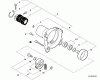 Shindaiwa PS344 - Power Broom, S/N: T15411001001 - T15411999999 Ersatzteile Clutch, Fan Case