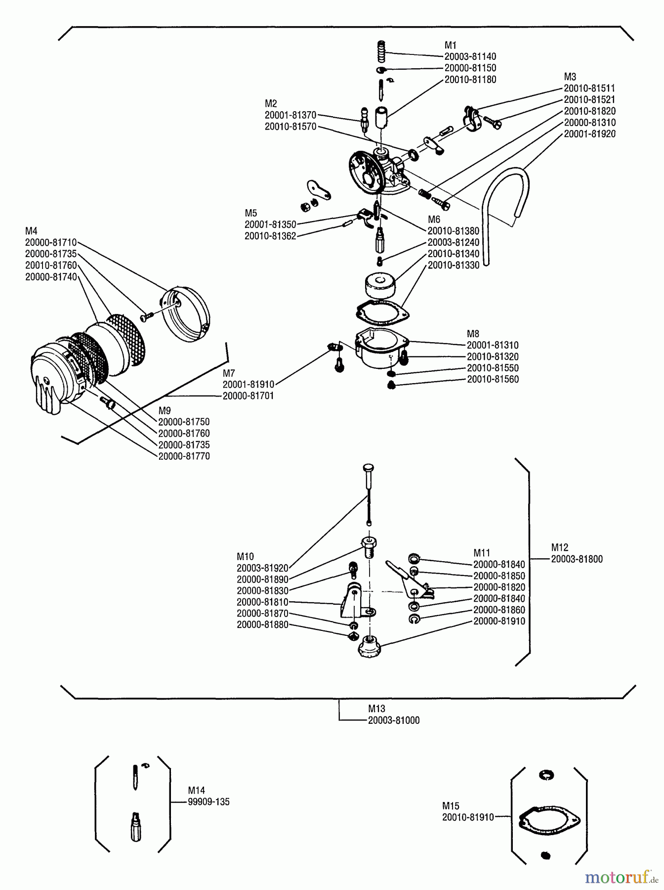  Shindaiwa Wasserpumpen GP25 - Shindaiwa Water Pump Carburetor