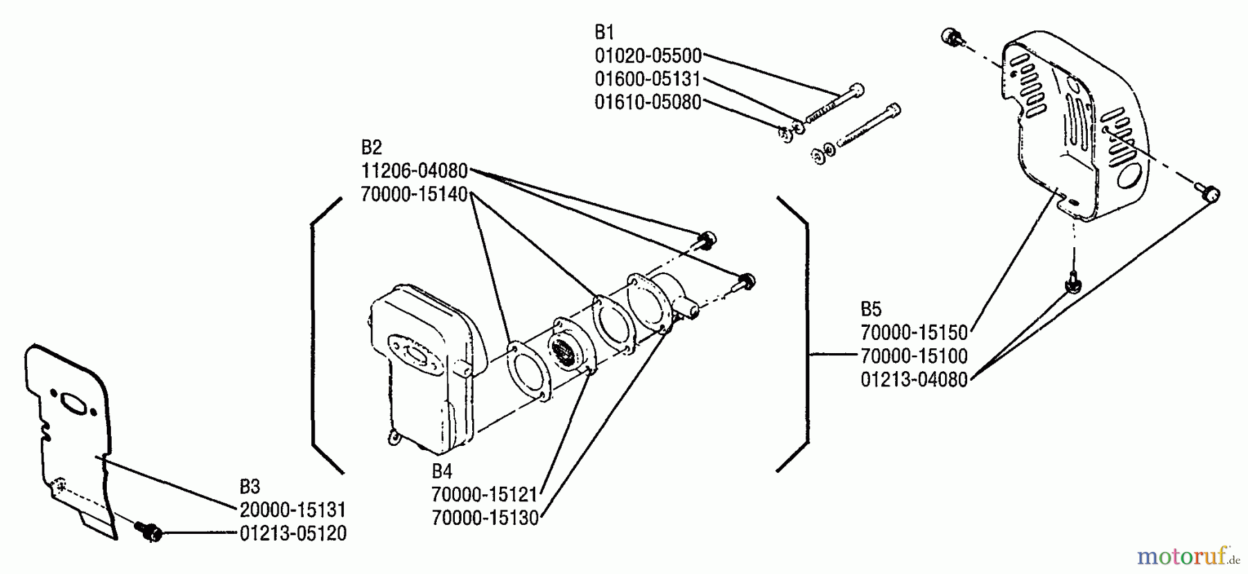  Shindaiwa Wasserpumpen GP25 - Shindaiwa Water Pump Muffler