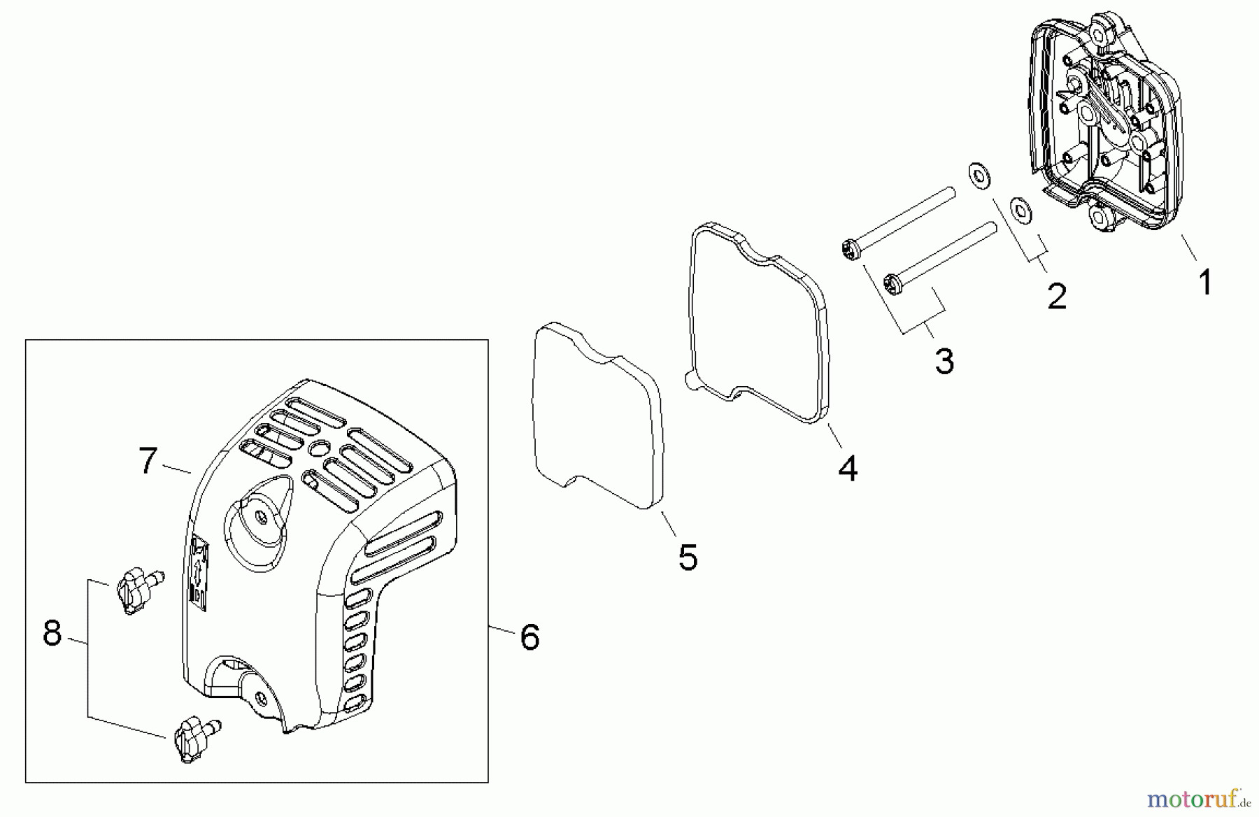 Shindaiwa Wasserpumpen GP344 - Shindaiwa Water Pump, S/N: T16011001001 - T16011999999 Air Filter