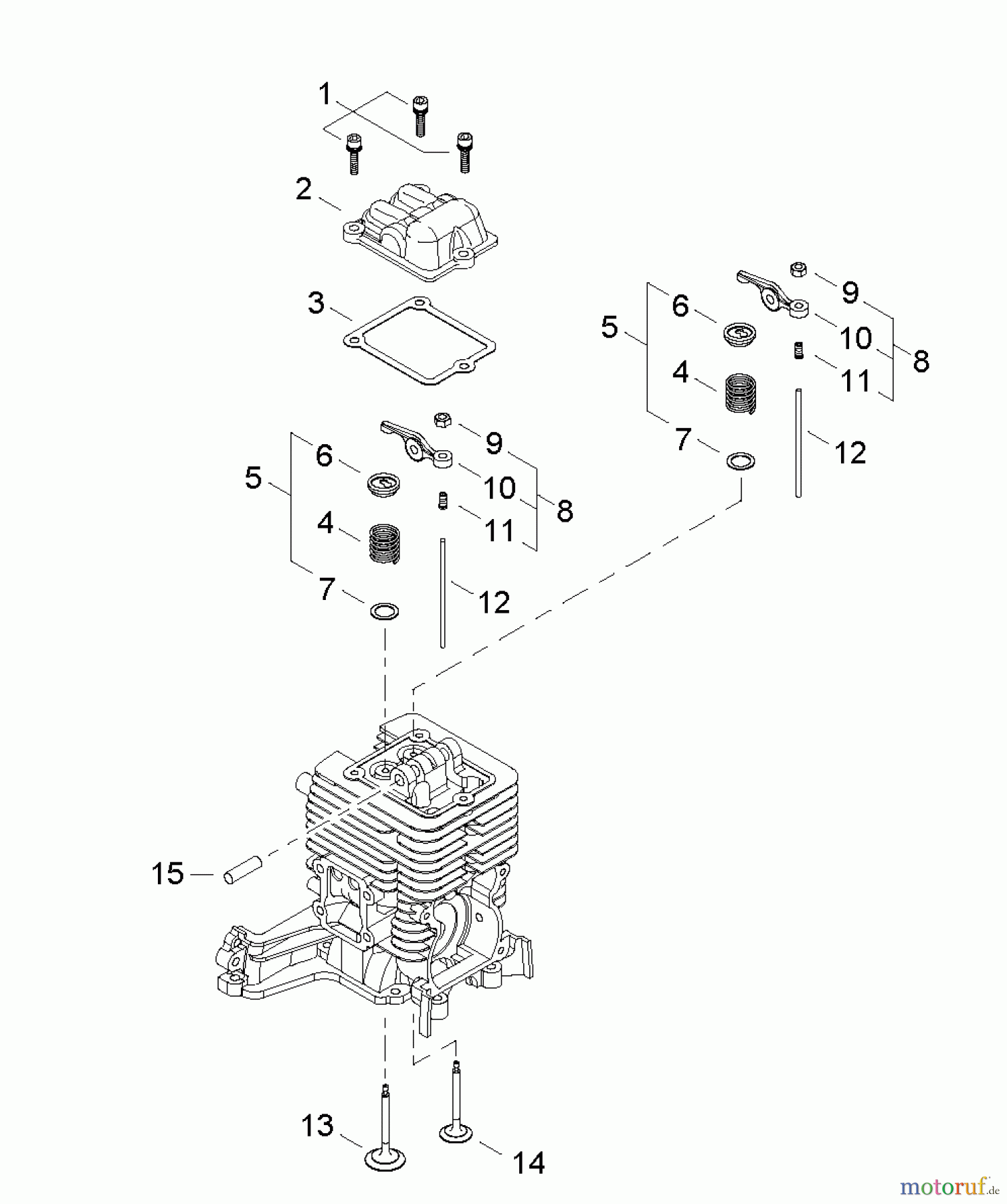  Shindaiwa Wasserpumpen GP344 - Shindaiwa Water Pump, S/N: T16011001001 - T16011999999 Valve Train