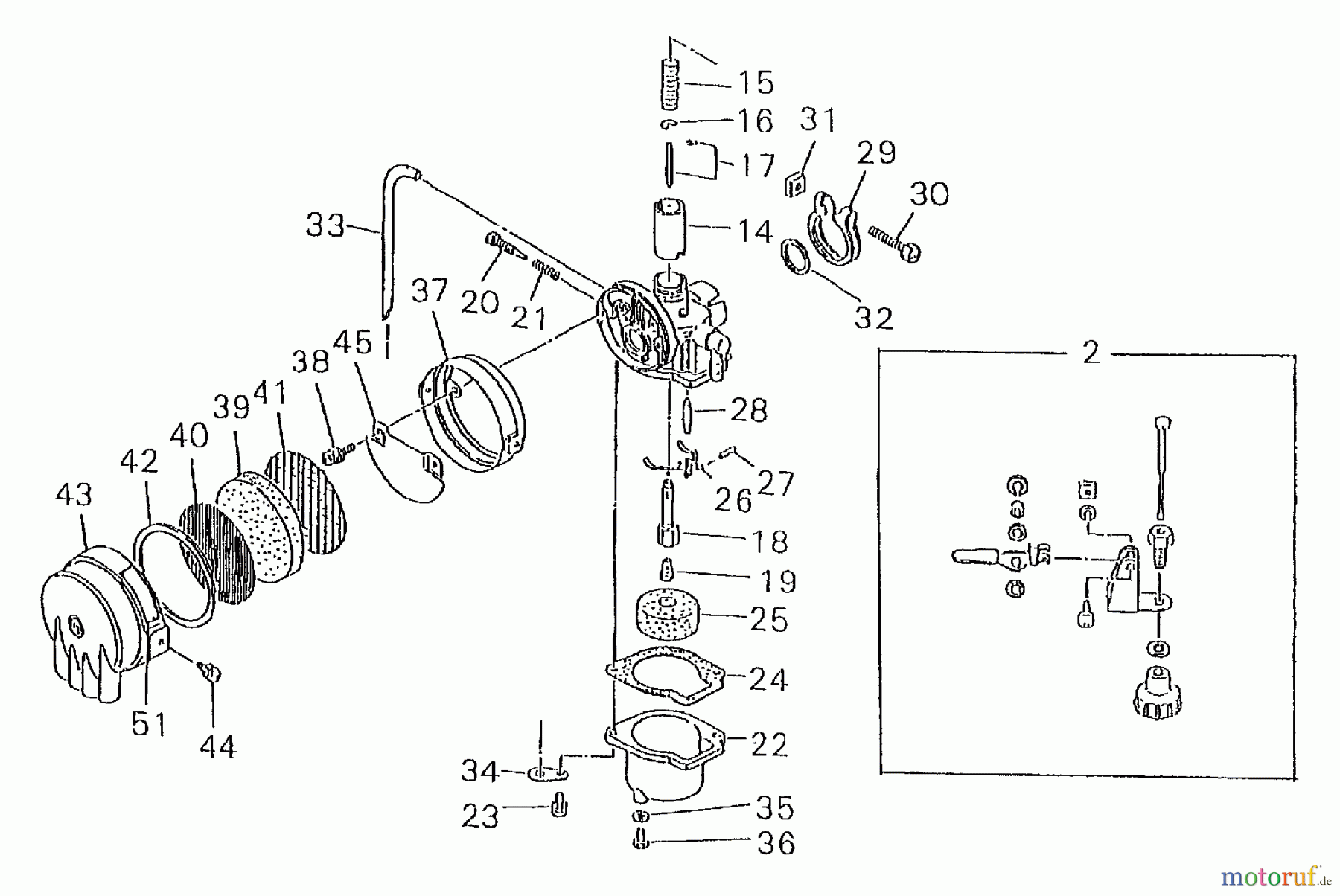  Shindaiwa Wasserpumpen GP450 - Shindaiwa Water Pump Carburetor Assembly