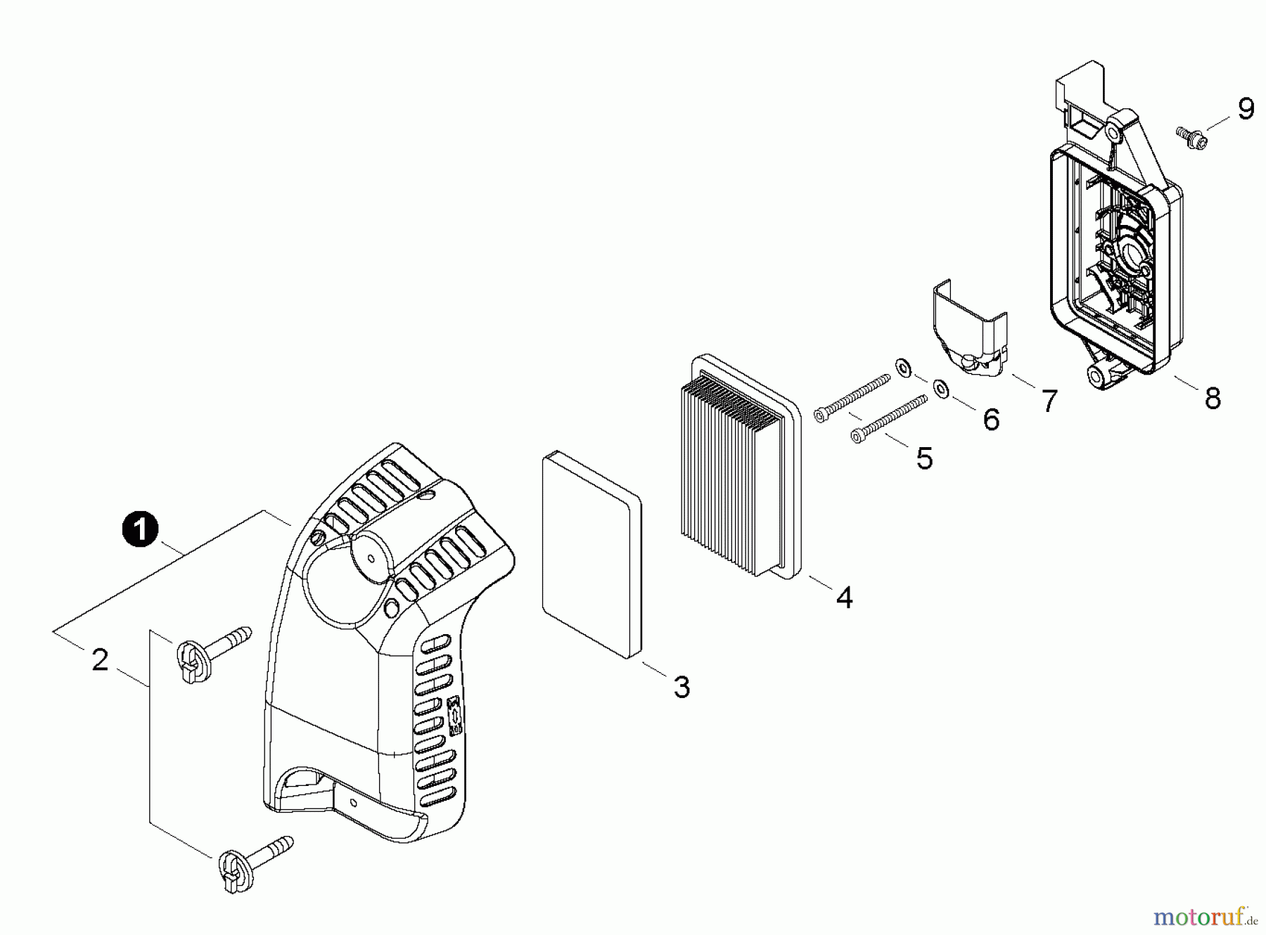  Shindaiwa Bläser / Sauger / Häcksler / Mulchgeräte EB802 - Shindaiwa Back Pack Blower, Air Filter