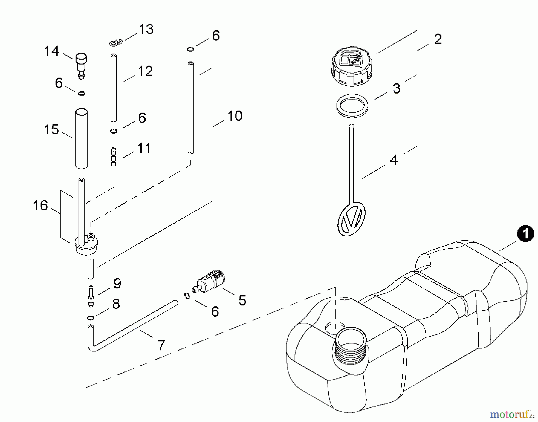  Shindaiwa Bläser / Sauger / Häcksler / Mulchgeräte EB802 - Shindaiwa Back Pack Blower, Fuel System