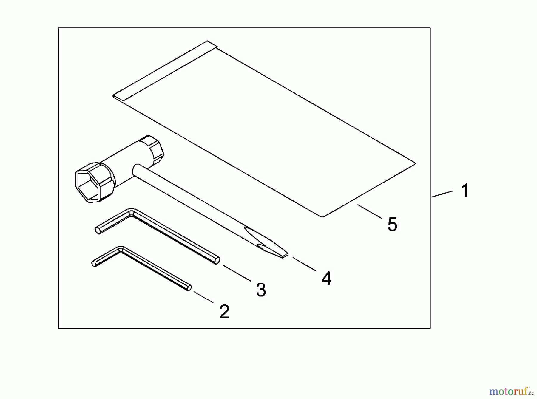  Shindaiwa Bläser / Sauger / Häcksler / Mulchgeräte EB802 - Shindaiwa Back Pack Blower Service Tool kit