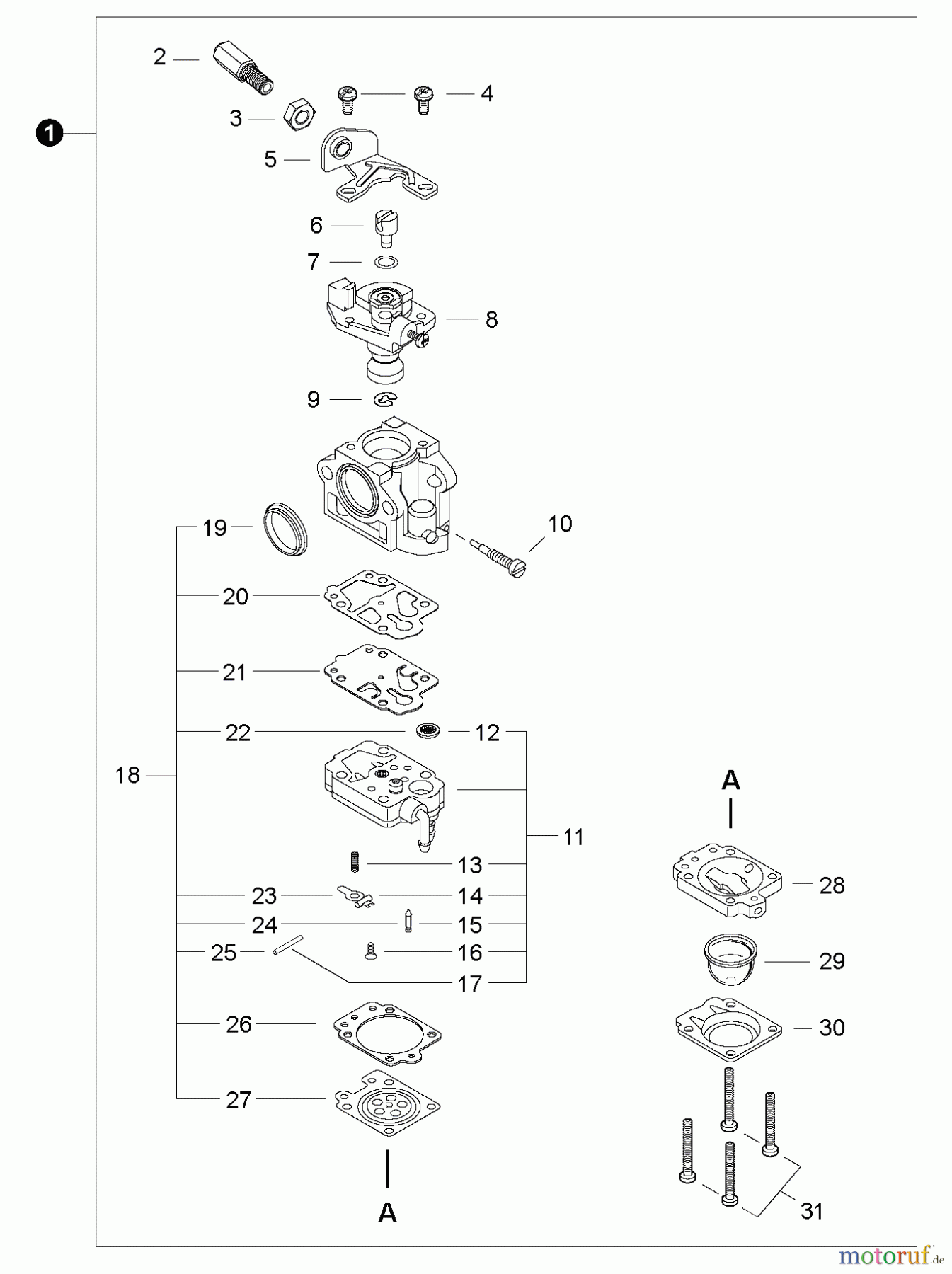  Shindaiwa Bläser / Sauger / Häcksler / Mulchgeräte EB802RT - Shindaiwa Back Pack Blower, Carburetor