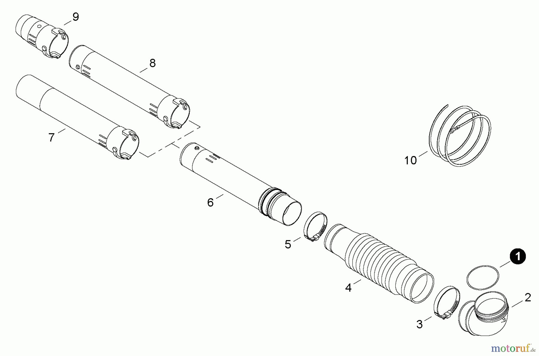 Shindaiwa Bläser / Sauger / Häcksler / Mulchgeräte EB802RT - Shindaiwa Back Pack Blower, Tubes