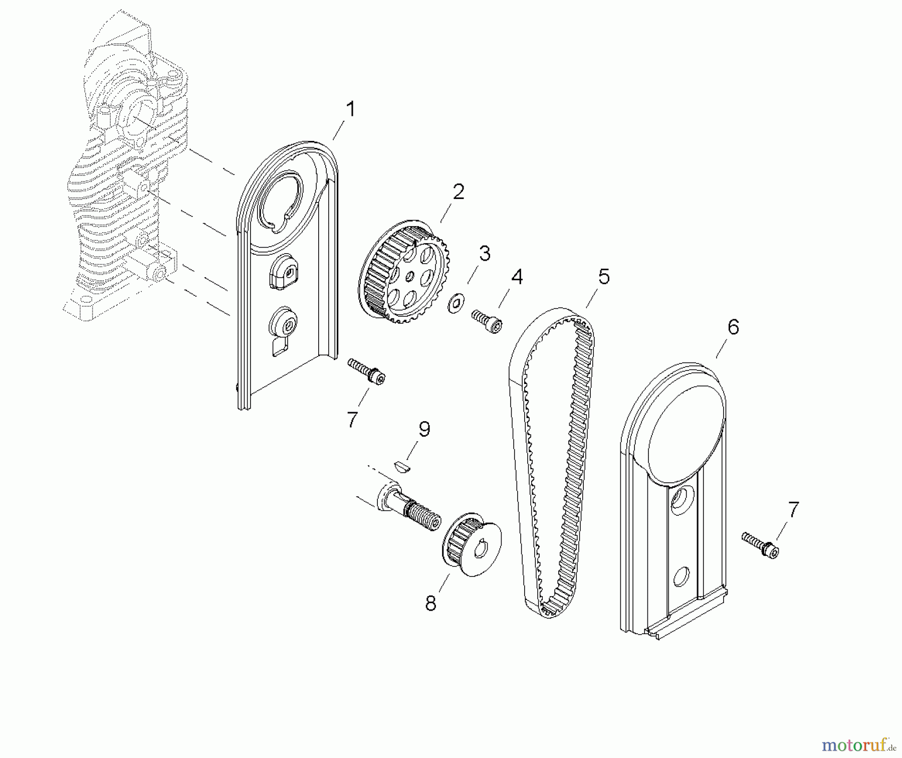 Shindaiwa Bläser / Sauger / Häcksler / Mulchgeräte EB8520 - Shindaiwa Back Pack Blower Belt