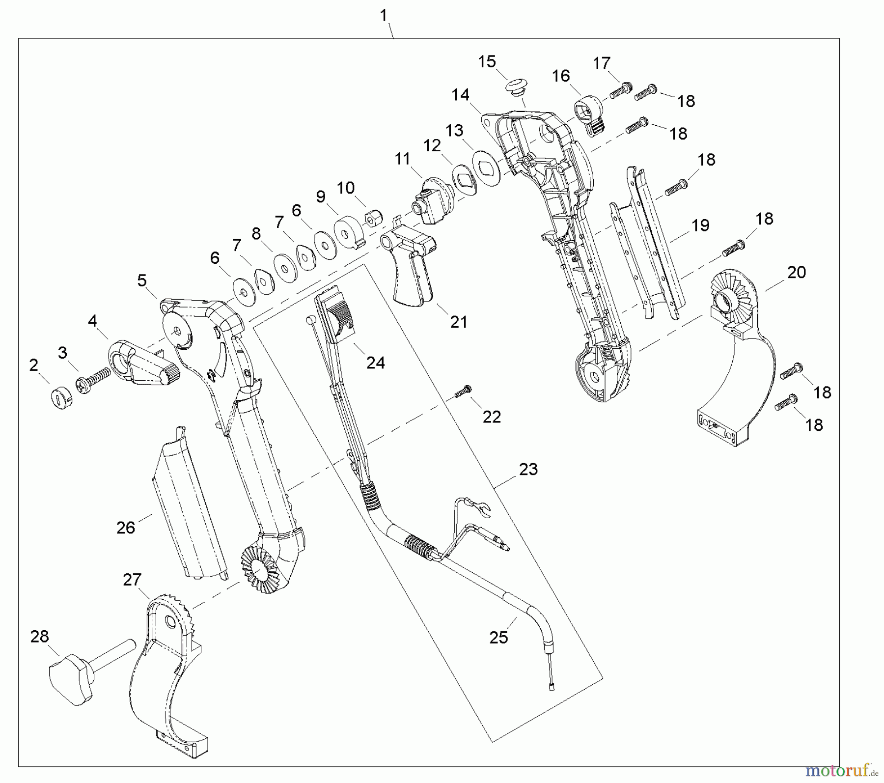  Shindaiwa Bläser / Sauger / Häcksler / Mulchgeräte EB8520RT - Shindaiwa Back Pack Blower EB8520RT Throttle Control