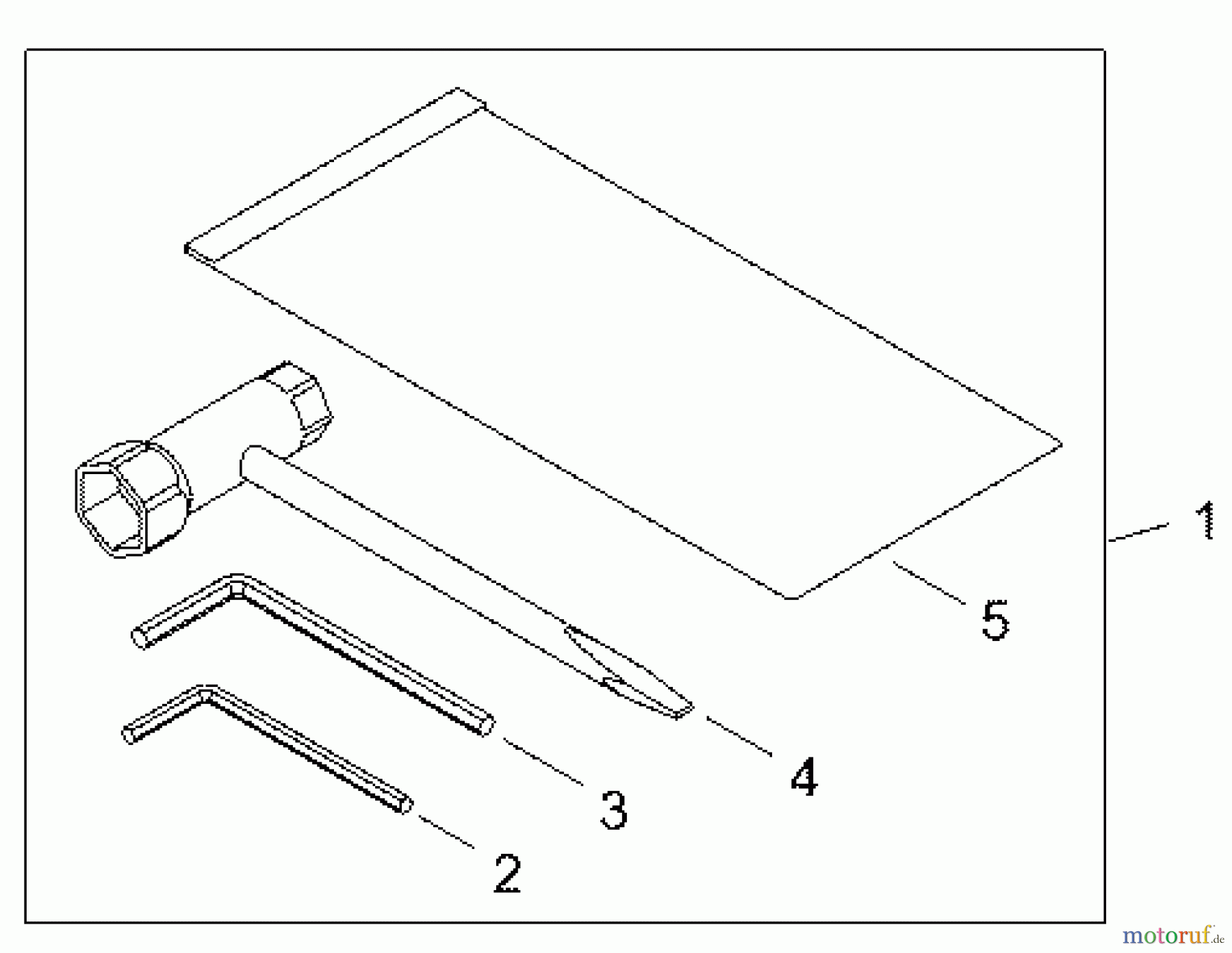 Shindaiwa Bläser / Sauger / Häcksler / Mulchgeräte EB8520 - Shindaiwa Back Pack Blower Service Tool Kit