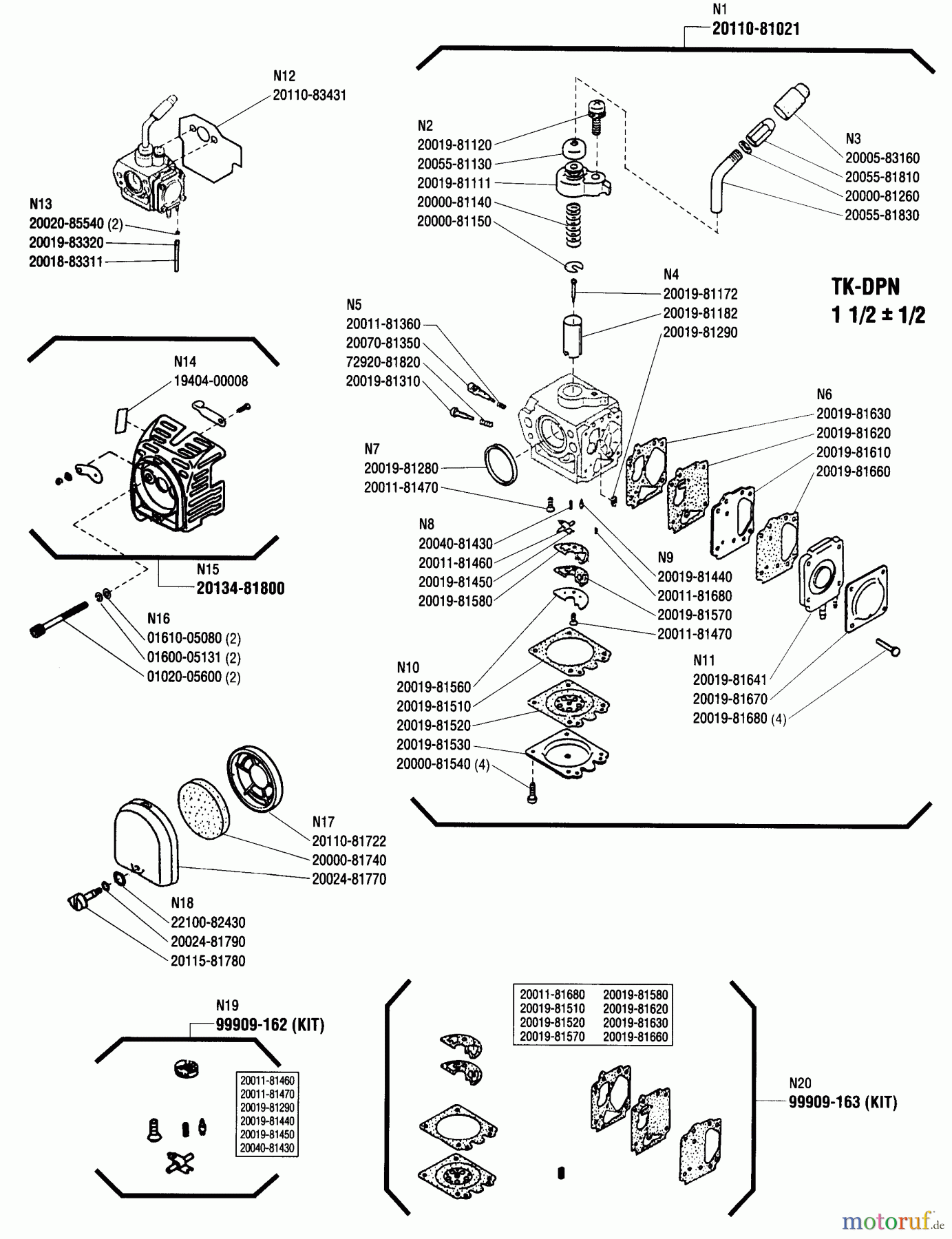 Shindaiwa Kantenschneider LE260 - Shindaiwa Hand Held Edger Carburetor