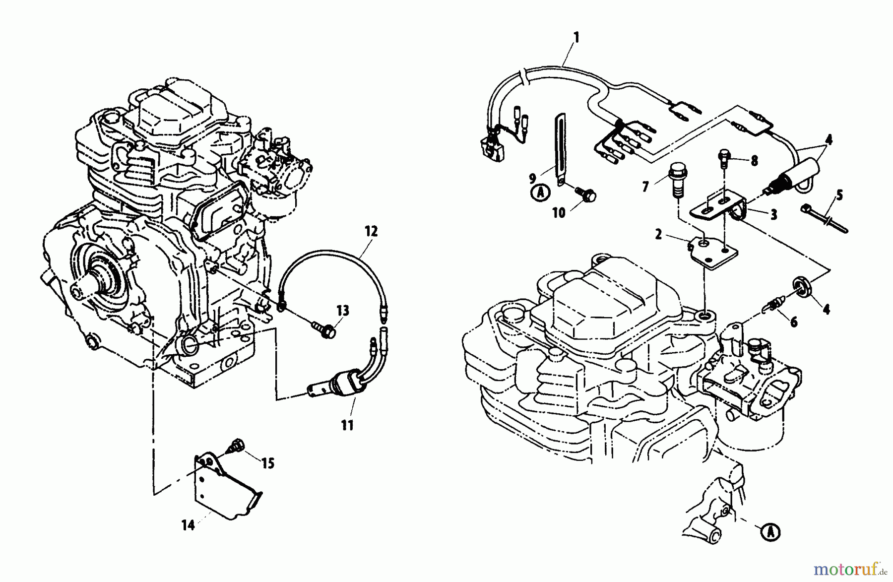 Shindaiwa Stromerzeuger EGR6000E - Shindaiwa Generator Oil Sensor, Solenoid