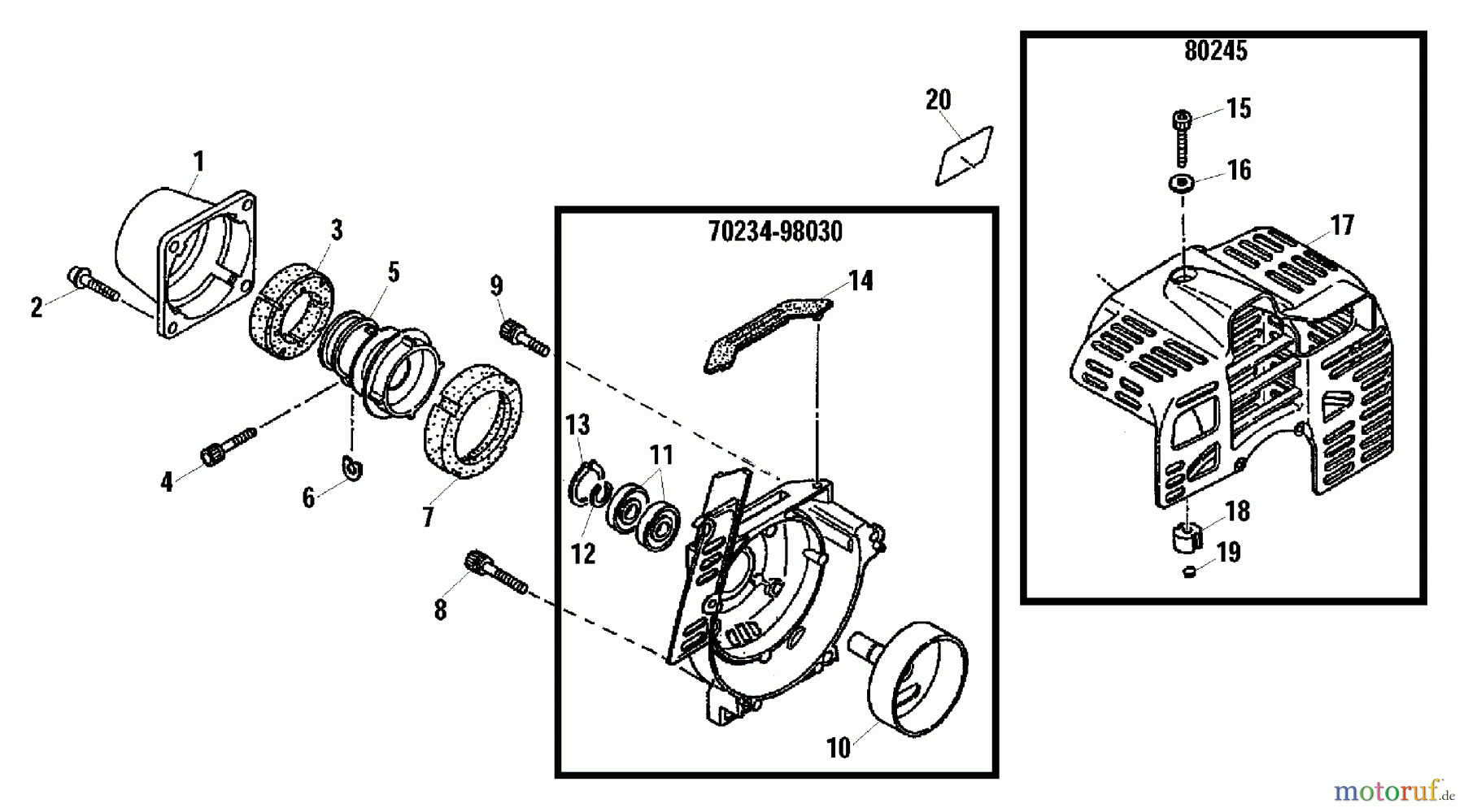 Shindaiwa Heckenscheren AH231 - Shindaiwa Articulating Hedge Trimmer Fan Cover