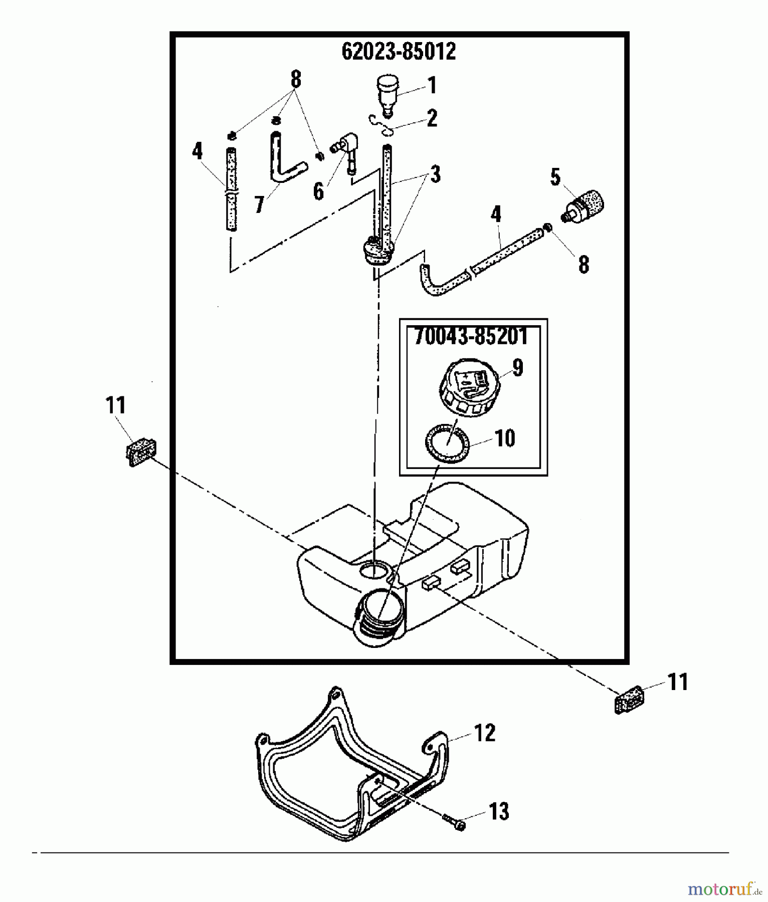 Shindaiwa Heckenscheren AH231 - Shindaiwa Articulating Hedge Trimmer Fuel Tank